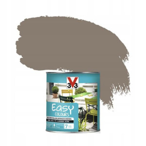 Farba zewnętrzna wielopowierzchniowa EASY COLOURS 0.75 l Taupe Satynowy V33