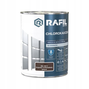 Emalia do metalu i betonu CHLOROKAUCZUK 0.9 l Brązowy czekoladowy RAL 8017