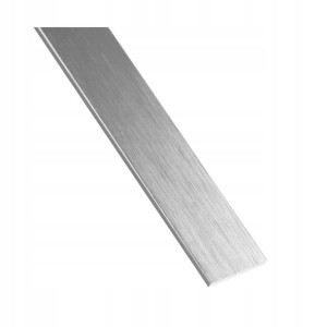 Płaskownik aluminiowy 1 m x 20 x 2 mm anodowany srebrny STANDERS