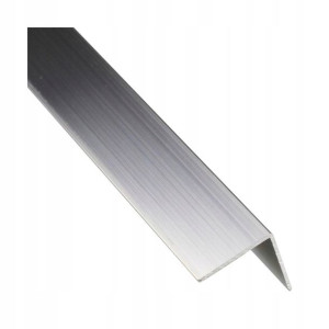 Kątownik aluminiowy 1 m x 16 x 16 mm surowy srebrny STANDERS