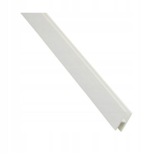 Haownik PVC 1 m x 25 x 4 mm matowy biały STANDERS