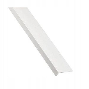 Kątownik PVC 1 m x 30 x 17 mm połysk biały STANDERS