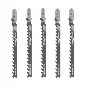 Brzeszczot do wyrzynarki 5 - 50 mm SPEED FOR WOOD T144D 5 szt. BOSCH
