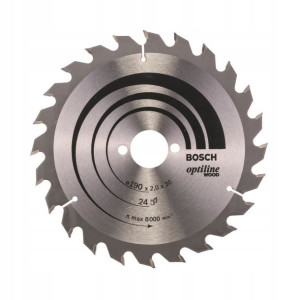 Tarcza do cięcia drewna Optiline Wood 190X30MM 24T BOSCH