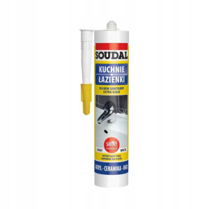 Silikon SANITARNY 280 ml Biały SOUDAL