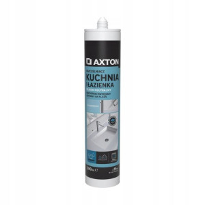 Silikon sanitarny KUCHNIA I ŁAZIENKA 280 ml neutralny transparentny AXTON