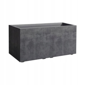 Skrzynka balkonowa 59 x 25 cm plastikowa antracytowa MILENIUM