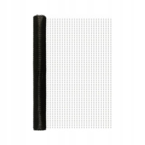 Siatka plastikowa na krety 1 x 20 m czarna SKN BIS