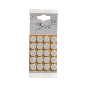 Podkładki filcowe SAMOPRZYLEPNE 17 mm 20 szt.