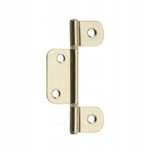 Zawias do drzwi wahadłowych 80 x 20 mm Mosiądz HETTICH