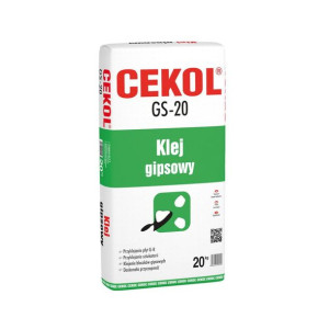 Klej gipsowy GS-20 20 kg CEKOL