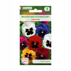 Bratek wielkokwiatowy MIESZANKA nasiona tradycyjne 0.5 g W. LEGUTKO