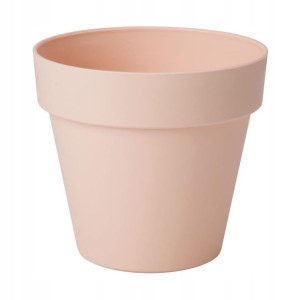 Doniczka plastikowa 14 cm różowa IBIZA