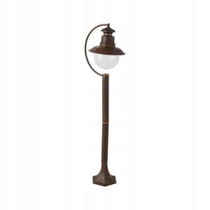 Lampa ogrodowa stojąca RUST MARINA IP44 patyna E27 INSPIRE