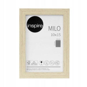 Ramka na zdjęcia Milo 10 x 15 cm dąb MDF Inspire