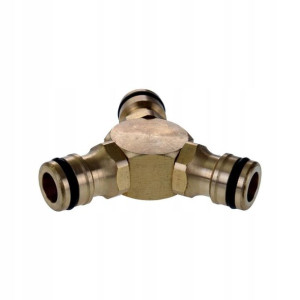 Trójnik mosiężny 19 mm (3/4") / 12,5 mm (1/2")