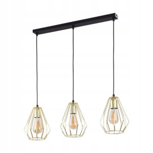 Lampa wisząca BRYLANT złota 3 x E27 TK LIGHTING
