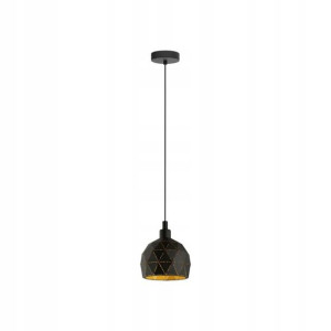 Lampa wisząca ROCCAFORTE czarno-złota E14 EGLO