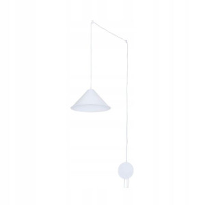 Lampa wisząca SOMERSET biała ruchoma E27 INSPIRE