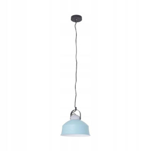 Lampa wisząca CORRE niebieska E27 INSPIRE