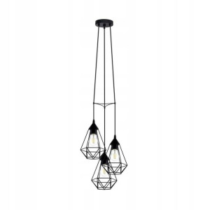 Lampa wisząca BYRON czarna E27 INSPIRE