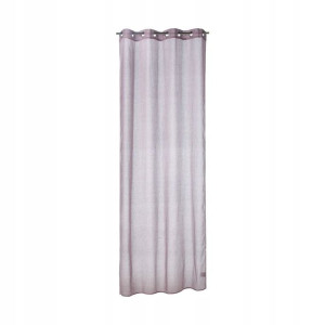 Firana na przelotkach Abby 140 x 280 cm fioletowa Inspire