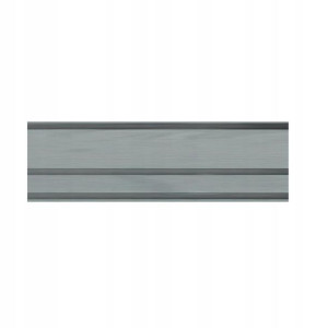 Szyna sufitowa 3-torowa HELSINKI 150 cm szara aluminiowa GARDINIA