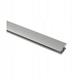 Profil szyna sufitowa 200 cm srebrny aluminiowy 20 mm płaski