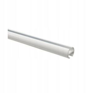 Profil szyna sufitowa 200 cm biały aluminiowy 20 mm okrągły