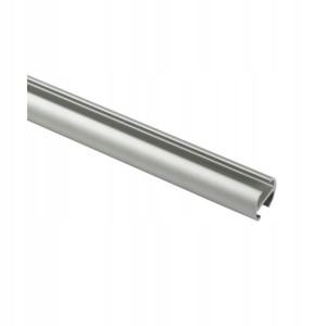 Profil szyna sufitowa 200 cm srebrny aluminiowy 20 mm okrągły