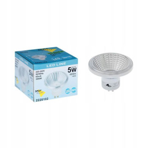 Żarówka LED GU10 (230 V) 5 W 420 lm Ciepła biel SPOT-LIGHT