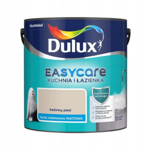 Farba wewnętrzna EASYCARE KUCHNIA I ŁAZIENKA 2.5 l Beżowy pled DULUX