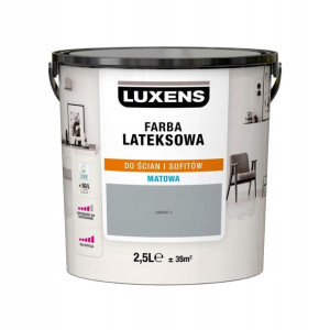Farba wewnętrzna LATEKSOWA 2.5 l Granit 4 LUXENS