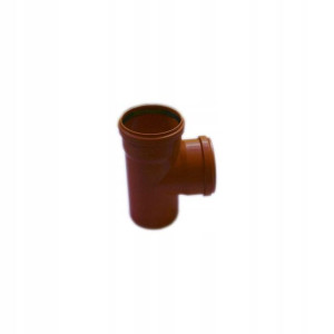 Trójnik kanalizacji zewnętrznej 110 x 110 mm/90° POLIPLAST