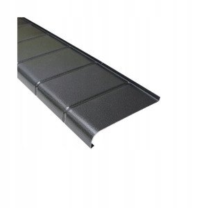 Parapet zewnętrzny ALUMINIOWY Antracyt 25 x 120 cm DOMIDOR