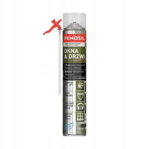 Pianka poliuretanowa wężykowa OKNA & DRZWI 750 ml PENOSIL