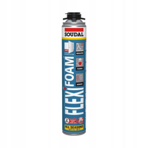 Pianka poliuretanowa pistoletowa Flexifoam 750 ml SOUDAL