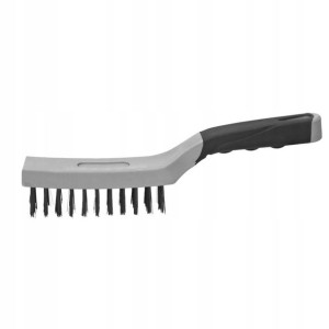Szczotka druciana stal węglowa PREMIUM 28cm