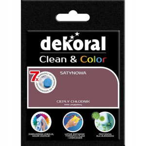 Dekoral Tester farby Clean Color ciepły chłodnik