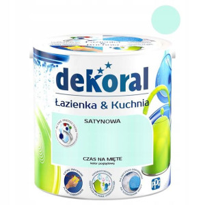 Dekoral Emulsja Łazienka & Kuchnia czas na miętę 2,5 l