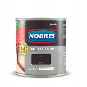 Nles Emalia Dach i Rynna czarna 750 ml