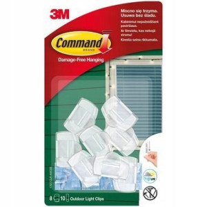 Klipsy do lampek CLEAR COMMAND