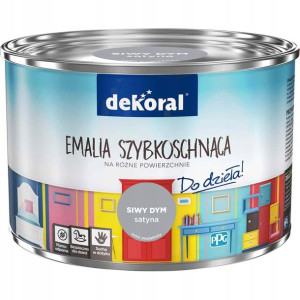 Dekoral Emalia szybkoschnąca siwy dym 500 ml
