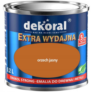Dekoral Emalia Emakol Strong orzech jasny 200 ml