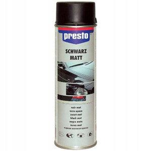 Presto Lakier samochodowy czarny połysk 500ml