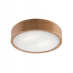 Plafon Eveline dąb 37 cm E27 Lamkur