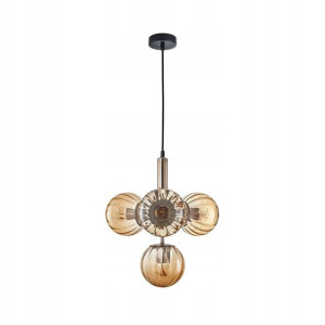 Lampa wisząca Ravena złoto-różowa E27 Italux