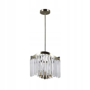 Lampa wisząca Sabriga srebrna patyna 3 x E14 Italux