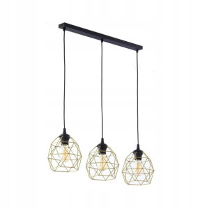 Lampa wisząca Galaxy złota 3 x E27 TK Lighting