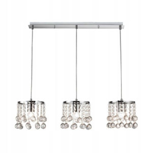 Lampa wisząca London Crystal chrom E27 Reality